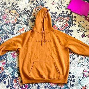 BALANCE/Vitality Unisex Hooded Sweatshirt Burnt Orange